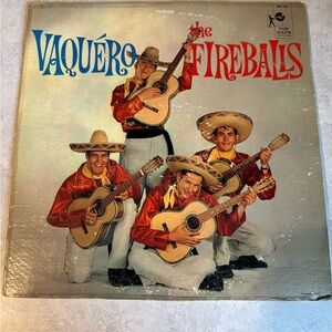 Killer 1960 Surf Rock LP - The Fireballs "Vaquero"  TOP RANK RECORDS #343